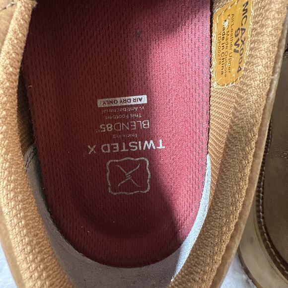 Twisted X Men's Tawny Brown CellStretch Wedge Driving Moc MCAX004 Size 9 Wide - Picture 8 of 10